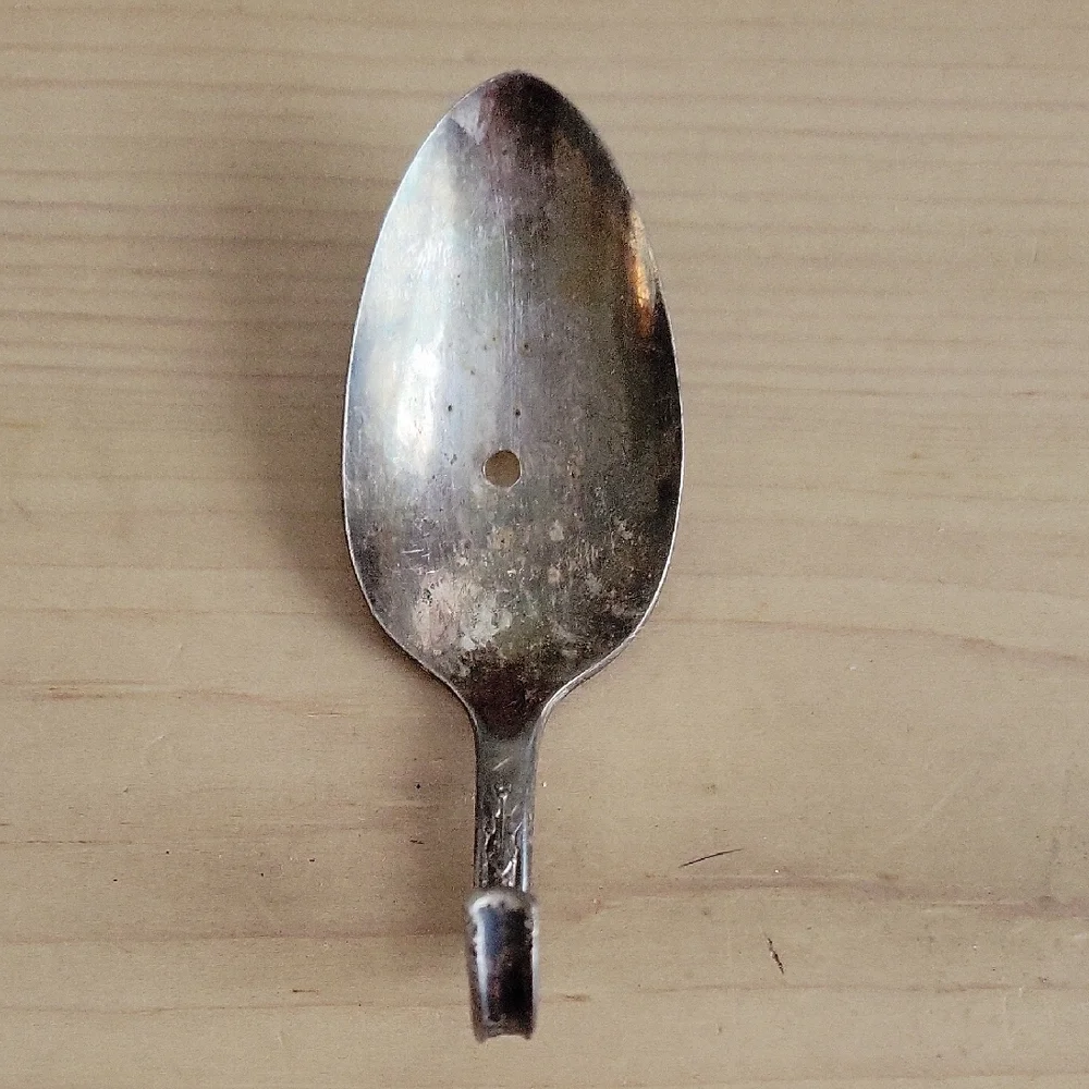 Vintage Silverplate Spoon Hook